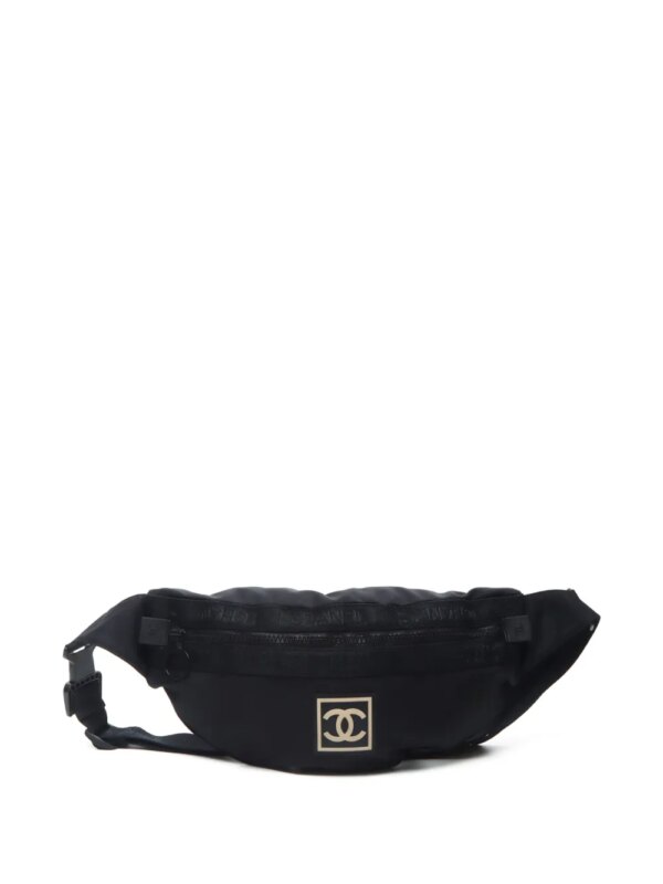 CHANEL Pre-Owned sac banane Sport Line (2003-2004) - Noir