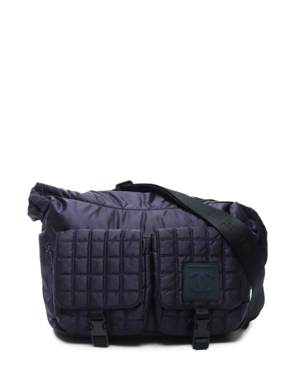 CHANEL Pre-Owned sac porté épaule Sport Line (2004-2005) - Bleu