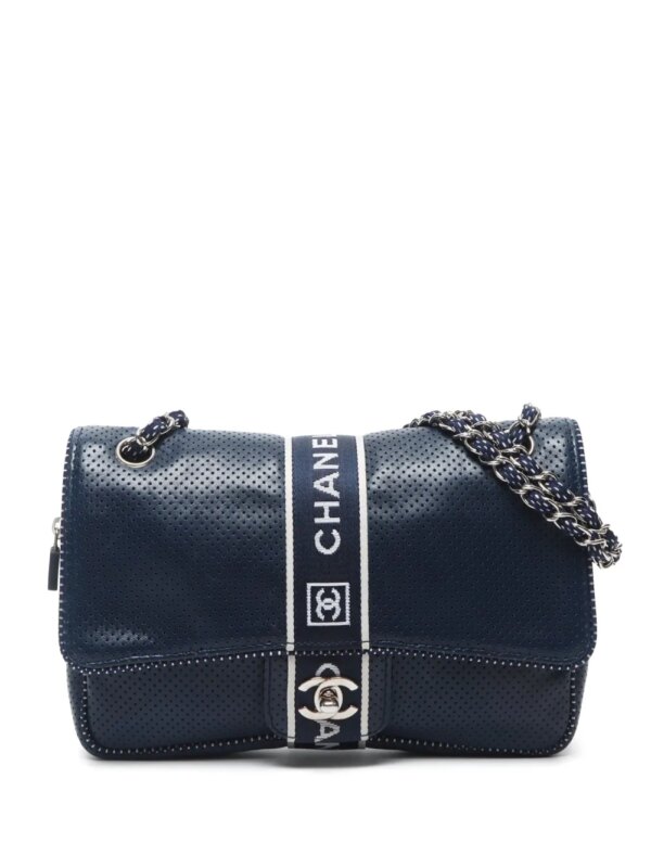 CHANEL Pre-Owned sac porté épaule Sport Line (2004-2005) - Bleu