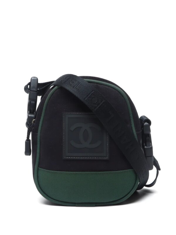 CHANEL Pre-Owned sac porté épaule Sport Line (2003-2004) - Noir