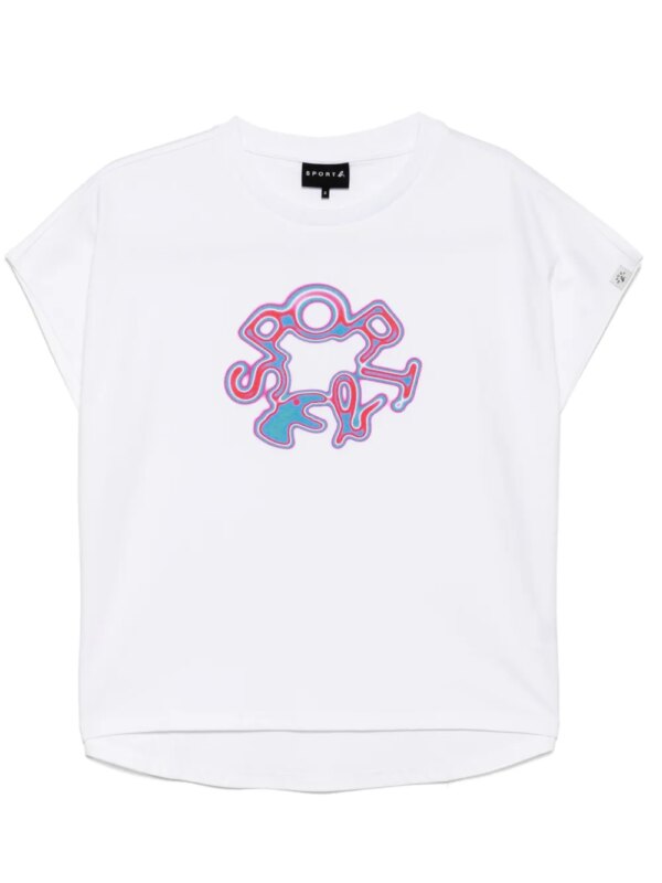 SPORT b. by agnès b. t-shirt à logo imprimé - 011