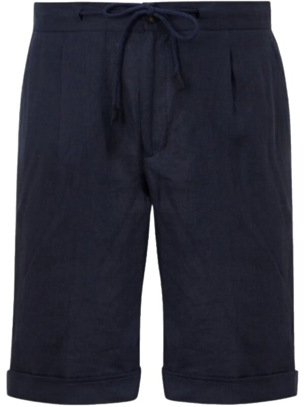 Gran Sasso short en lin - Bleu
