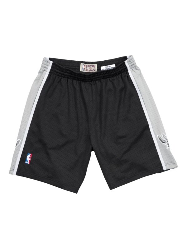 Mitchell & Ness short NBA San Antonio Spurs Road 1998/99swingman - Noir