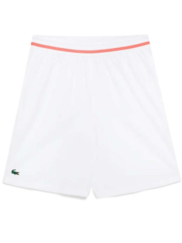 Lacoste short à patch logo - Blanc