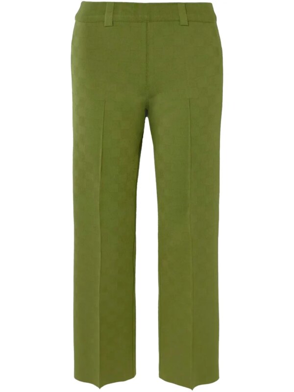 High Sport pantalon à motif en jacquard - Vert