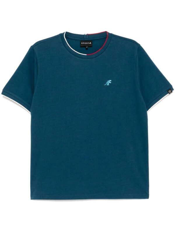 SPORT b. by agnès b. t-shirt en maille - Bleu