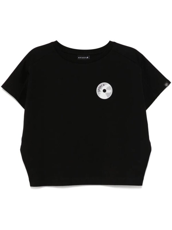 SPORT b. by agnès b. t-shirt imprimé Disc - Noir