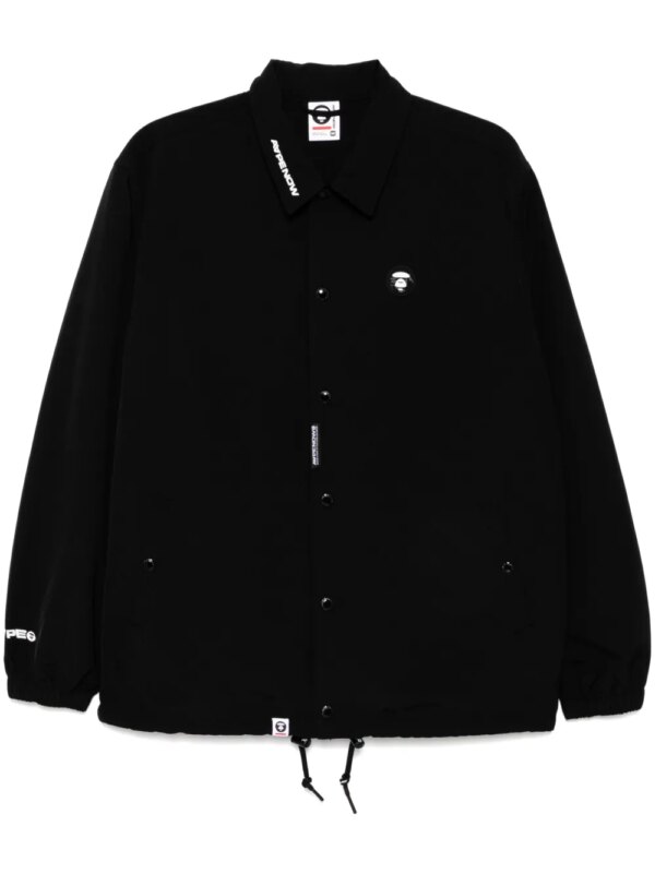 AAPE BY *A BATHING APE® veste à logo Moonface - Noir