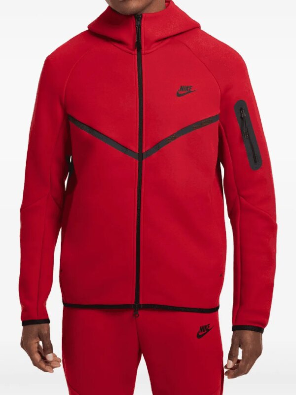 Nike veste Sportswear Tech Fleece Windrunner 'Gym Red/Black' - Rouge