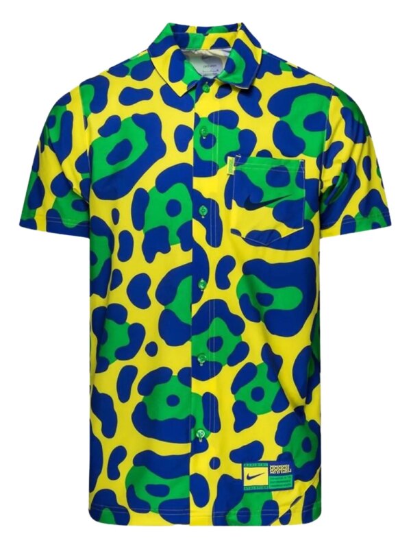 Nike chemise Brazil 'Dynamic Yellow/Green Spark/Paramount Blue/Paramount' - Jaune
