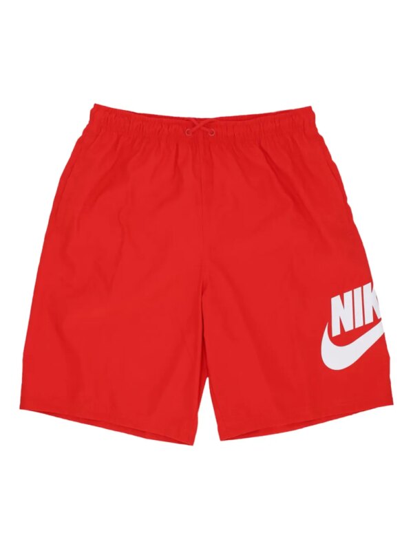 Nike short Club Woven 'University Red/White' - Rouge