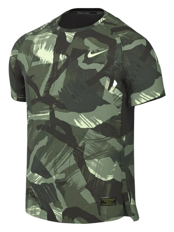 Nike t-shirt Dri-FIT 'Neutre Olive/Black' - Vert