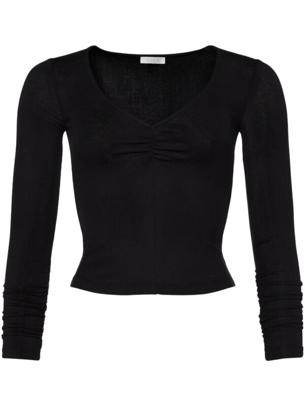 ERES t-shirt à broderies - Noir