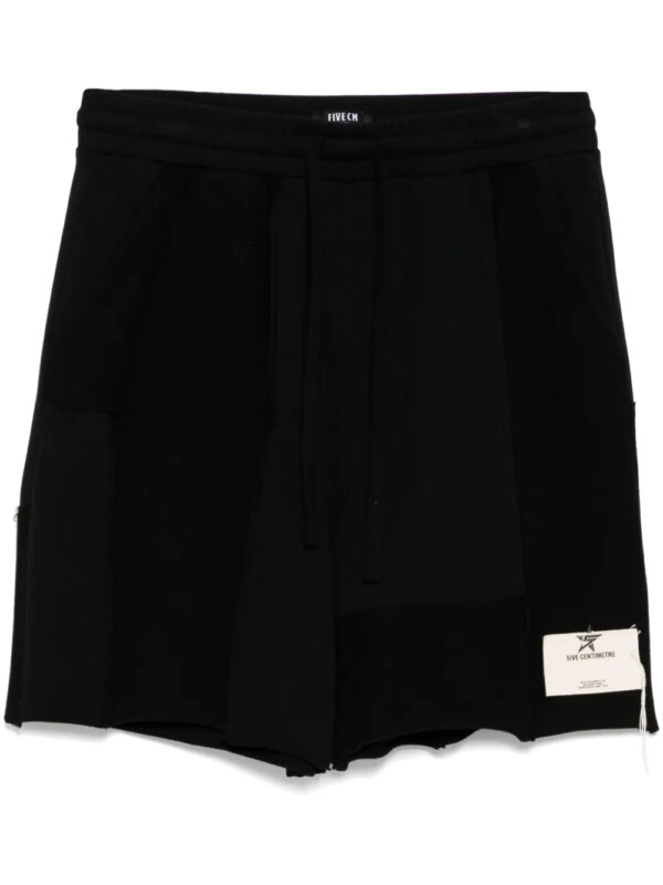 FIVE CM short à patch logo - Noir
