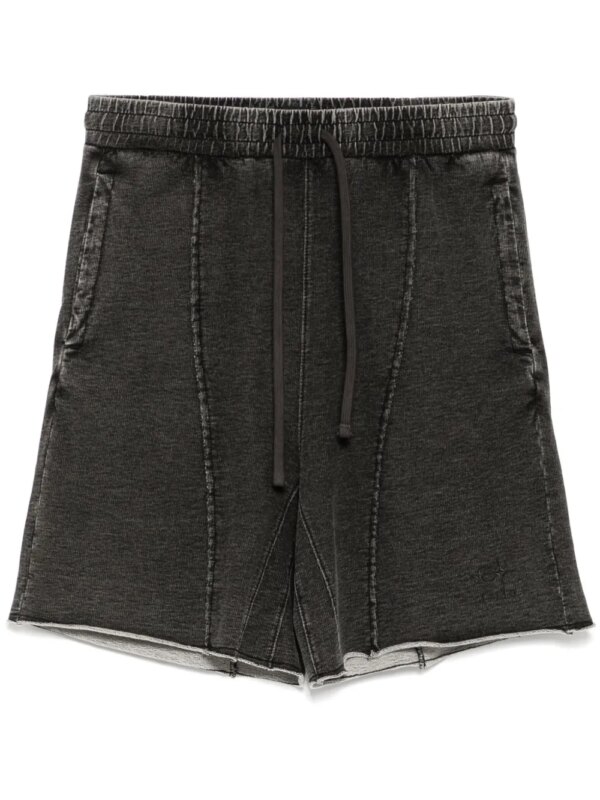 FIVE CM short à logo brodé - Gris