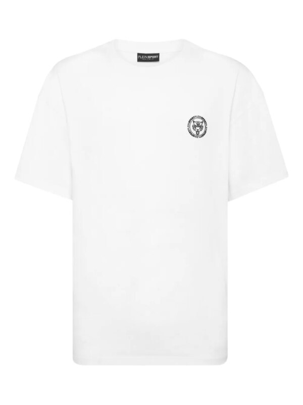 Plein Sport t-shirt à logo imprimé - Blanc