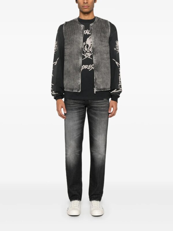 Diesel D-Finitive 09l50 straight jeans - Zwart