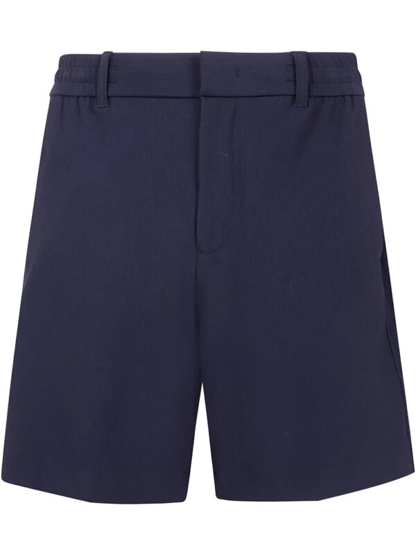 Emporio Armani short de sport à logo appliqué - Bleu