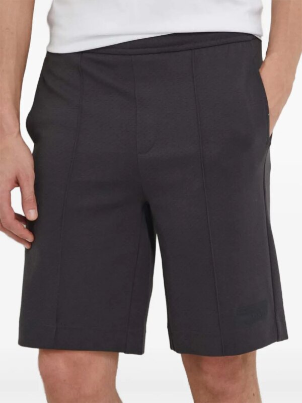 BOSS short à empiècements - Gris