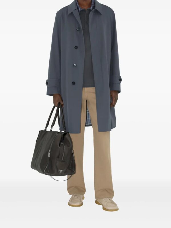 Burberry Katoenen poloshirt - Grijs