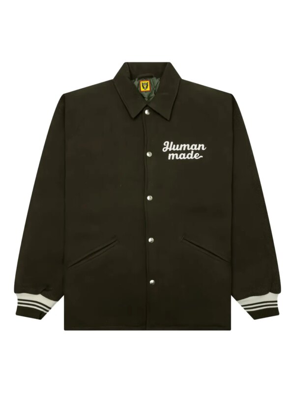 Human Made veste teddy Stadium à patch brodé - Marron