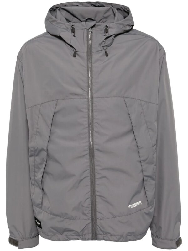 CHOCOOLATE coupe-vent zippé à capuche - Gris