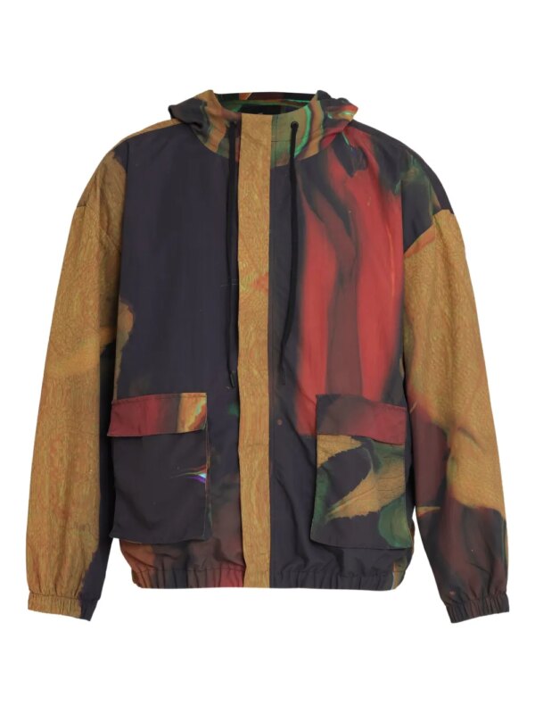 Osklen veste à imprimé abstrait - Tons neutres