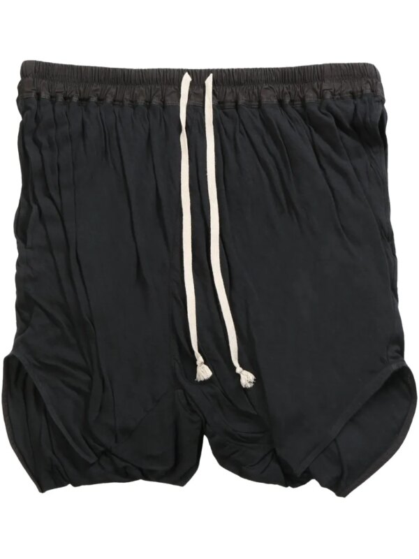 Rick Owens cotton shorts - Noir