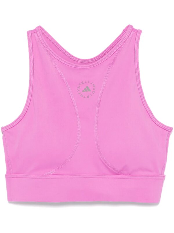 adidas by Stella McCartney haut crop TrueStrength Yoga - Rose