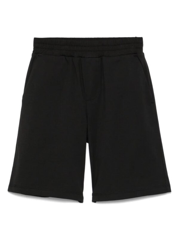 Moncler Enfant short de sport à taille élastique - Noir