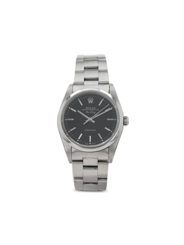 Rolex montre Air-King 34 mm pre-owned (1998) - Noir