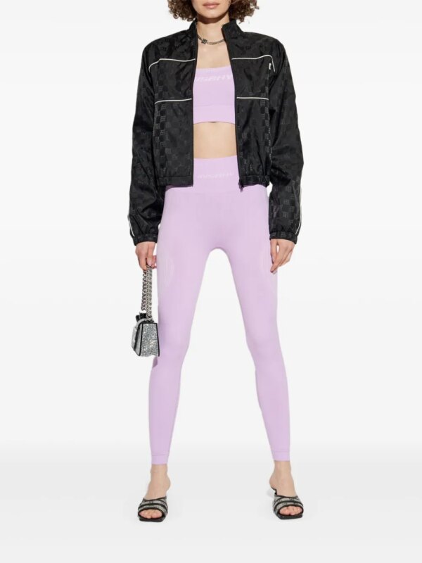 MISBHV Sport-bh met logoprint - Paars