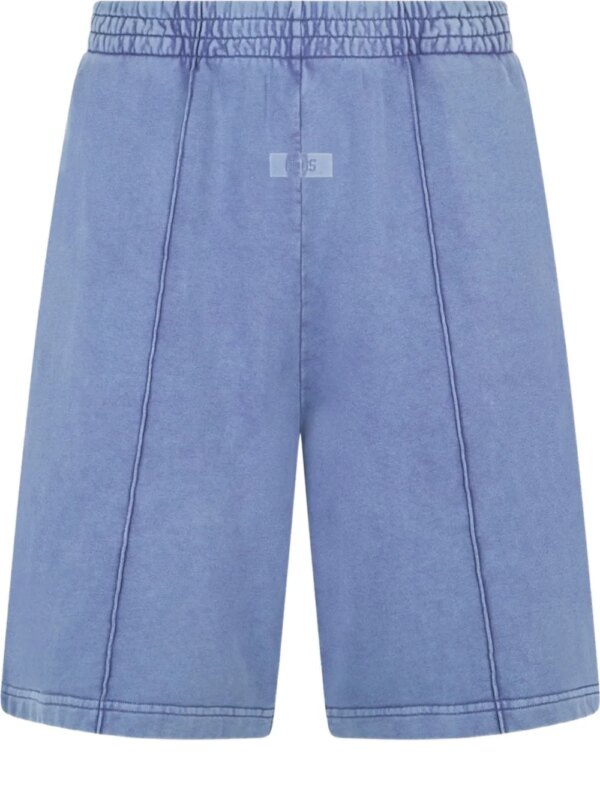 GCDS short de sport à effet délavé - Violet