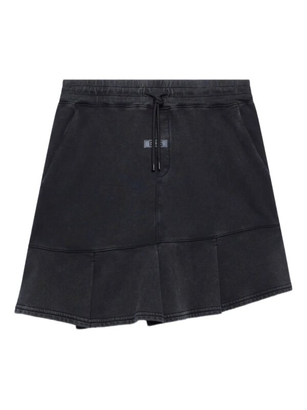 GCDS jupe de sport à effet délavé - Gris