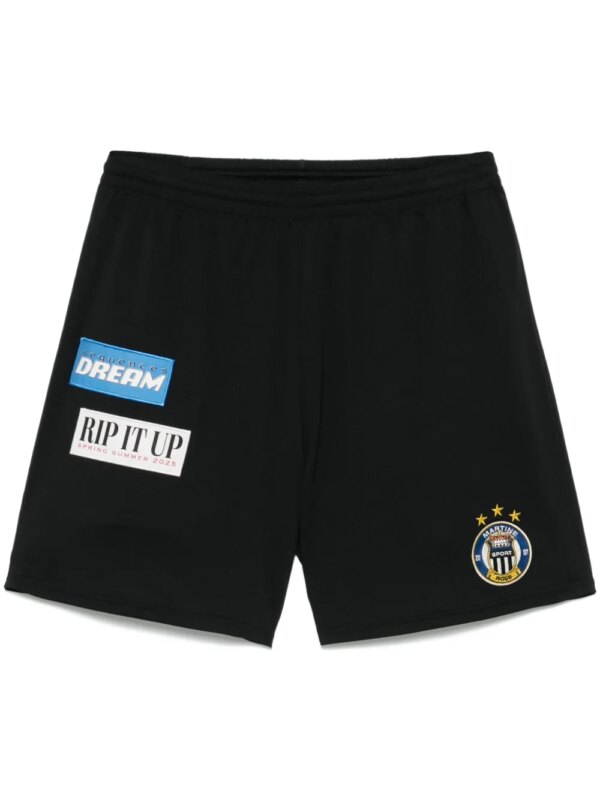 Martine Rose short de sport Football - Noir