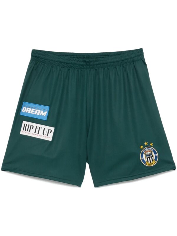 Martine Rose short de sport Football - Vert