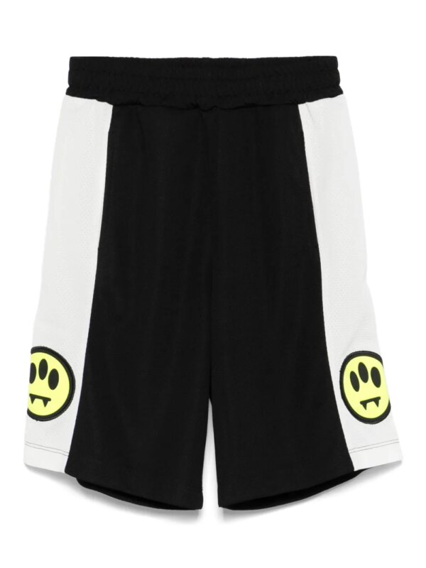 Barrow kids short de sport à logo appliqué - Noir