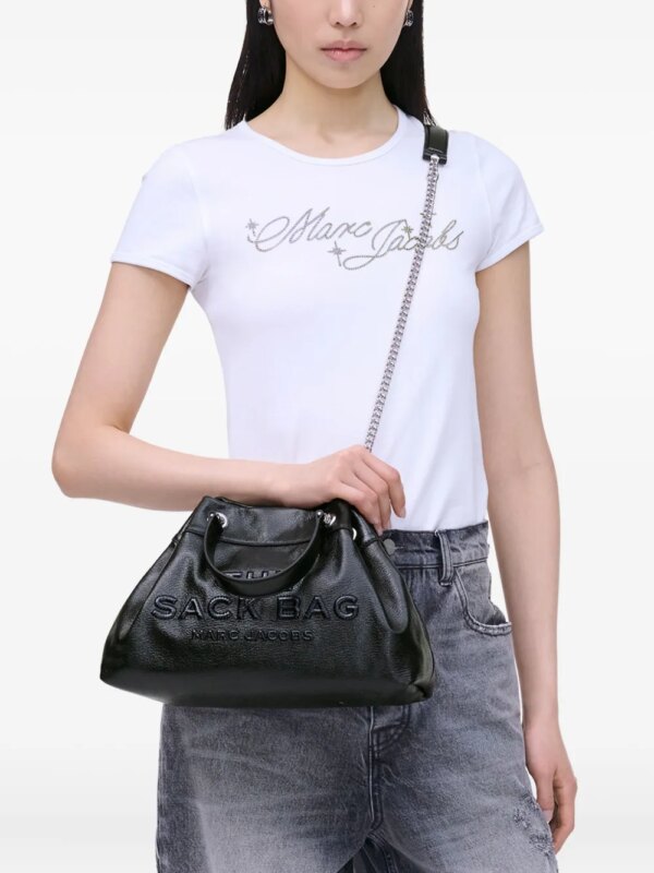 Marc Jacobs The Leather Chain Sack tas - Zwart