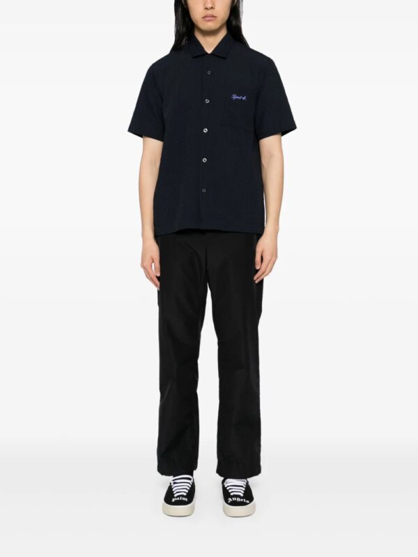 SPORT b. by agnès b. Vocation overhemd met korte mouwen - Blauw