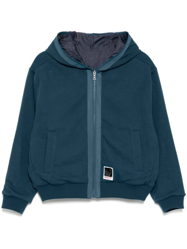 SPORT b. by agnès b. veste à design réversible - Bleu