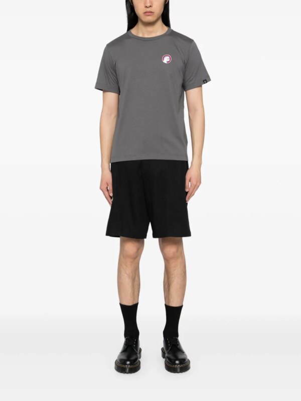 SPORT b. by agnès b. T-shirt met Dino-patch - Grijs