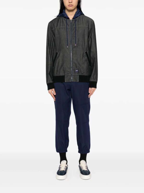 SPORT b. by agnès b. Omkeerbaar jack met capuchon - Zwart