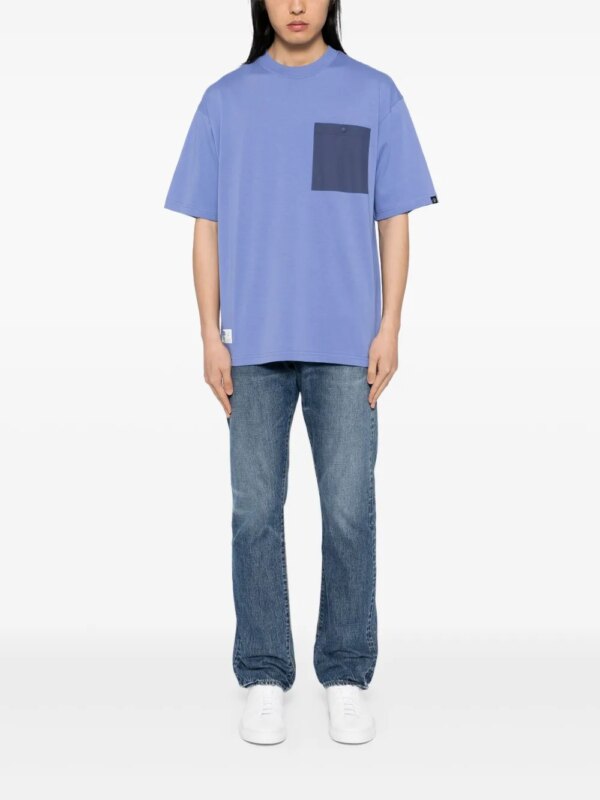 SPORT b. by agnès b. T-shirt met zak - Paars