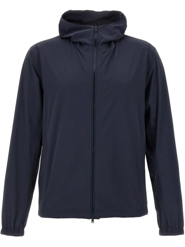 Herno veste bomber zippée à bords contrastants - Bleu