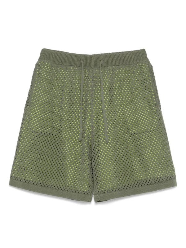 Kenzo short à design perforé - Vert