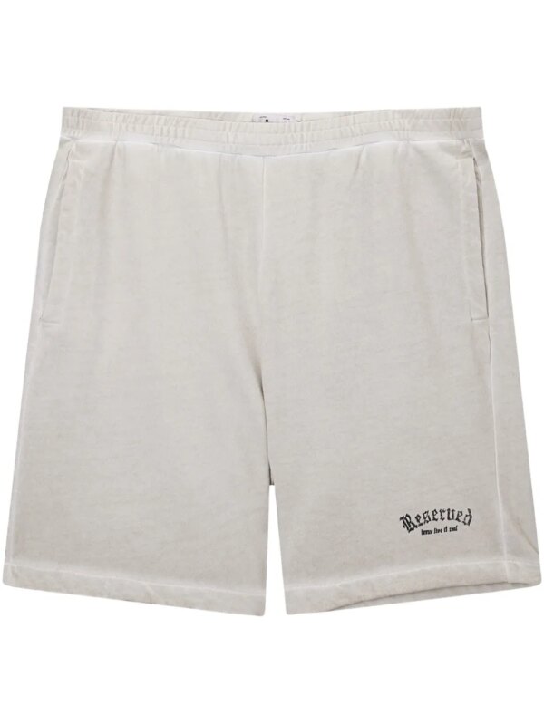 izzue short de sport en coton - Gris