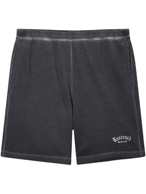 izzue short de sport en coton - Noir
