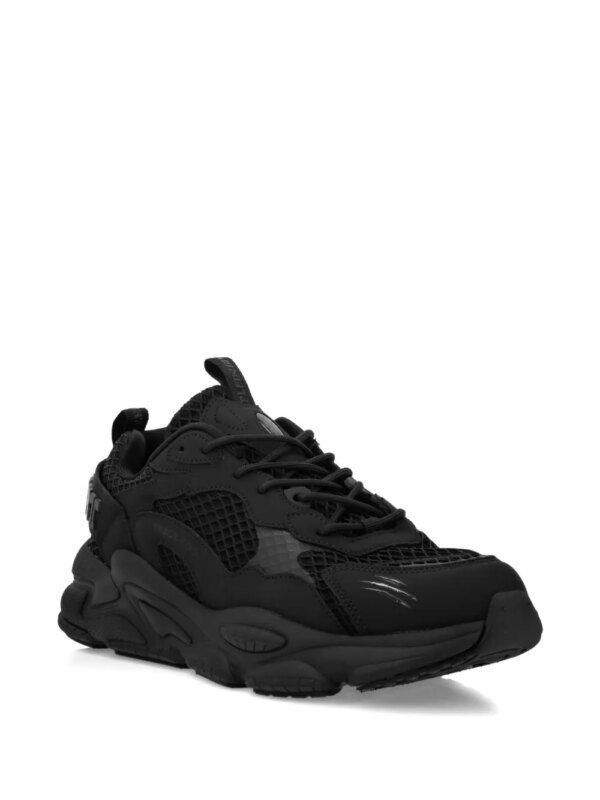 Plein Sport Tiger Storm sneakers met mesh vlakken - Zwart