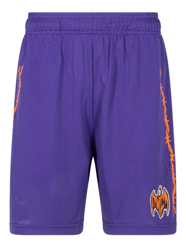 Warren Lotas short Bat Reaper 'Purple' en résille - Violet