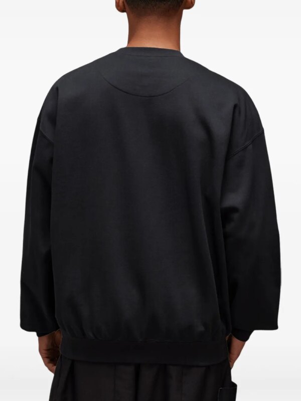 Y-3 "Black" sweater met grafische print - Zwart